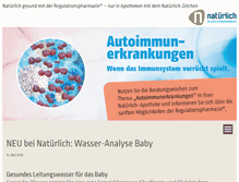 Tablet Screenshot of natuerlich-netzwerk.de